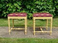 TABURETTER / pallar, Gustaviansk stil, 1900-tal