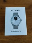 Ny Withings ScanWatch 2 hybrid smartklocka 38 mm (vit)