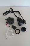 Kamera Sony A6300 med tillbehör
