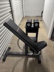 Ironmaster hemgym med justerbara hantlar (2 x 34 kg) m. bän
