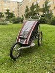 Thule Jogging- & cykelvagn Chariot CX Röd.