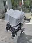 Bugaboo donkey 5 twin barnvagn med sittdel samt liggdel
