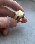 18k guld klackring