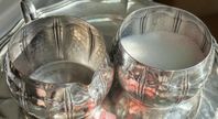 VINTAGE Gräddsnipa och Sockerskål Böhme & Hennen