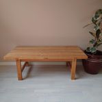 Bänk/soffbord i ek, design Hugo Svensson