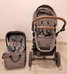 Kinderkraft Multifunctional 3-in-1 B-Tour Mink Pro Kombivagn