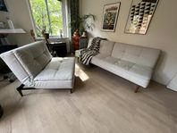 Dublexo Styletto bäddsoffa och fåtölj