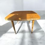MATBORD i äkta teak från 50-talet m 2 st iläggskivor. 