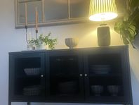 skänk, vitrinskåp 