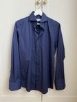 Eton Skjorta Mörkblå (Slim fit)