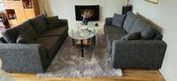 2 styck  Soffor 2,5-sits, med mått 200 cm x 90 cm