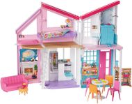 Barbie hus m Barbie bil + tillbehör 