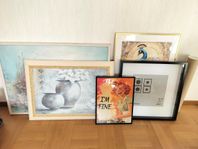 Tavlor, ramar, posters