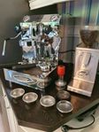 Espressomaskin Vibiemme & kaffekvarn