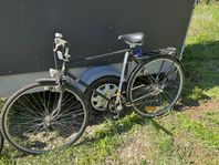 Herrcykel med dubbdäck 