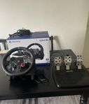 Logitech G29 ratt och pedaler, ps5, ps4 och pc
