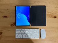 IPad Pro 11 tum tillsammans med Keyboard och mus + fodral