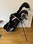 Komplett set Spalding klubbor (höger) +bag