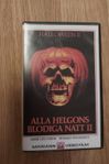 Alla helgons blodiga natt 2 (Halloween 2) VHS 