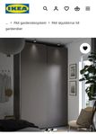 IKEA HASVIK skjutdörrar till PAX garderob. 150x236