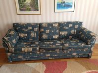Soffa 3 -sits, mönstrad