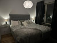 Sänggavel Roma grå 180 cm bred