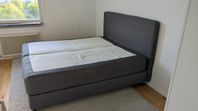 IKEA Kontinentalsäng 2 x 90 med sänggavel