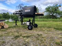 Vedklyv 12 ton –VK12H, el eller bensin – liten men stark