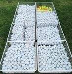 Återvunna golfbollar
