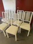 ikea vit 6 stolar 