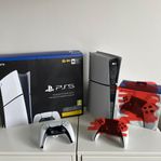 PS5 Digital Edition Slim (1TB) - Mycket bra skick - Som ny