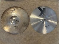 Zildjian K/Z hi-hat 13”