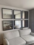 6 speglar från IKEA