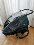 Cykelvagn Hauk Dryk Duo med babyinsats 