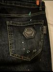 Philipp Plein blåa jeans, storlek 32 äkta
