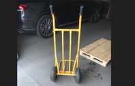 Säck kärra. Transport kärra.