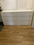 IKEA byråkullen med 6 lådor vit.