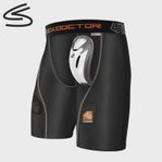 Shock Doctor Hockey Compressions Short med Kardborre