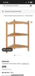 Ikea RÅGRUND hörnhylla