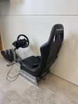 playseat med logitech g29 ratt och pedaler 
