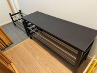 2 stycken Ikea skohyllor