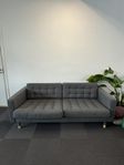 Mörkgrå soffa IKEA Landskrona
