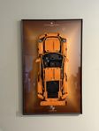 Väggdisplay till Lego Porsche 911 GT3 RS