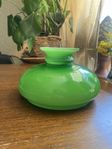 Grön vestaskärm/lampskärm fotogenlampor KarlskronaLampfab