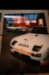 Porsche plexiglastavla