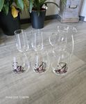 3 st glas märke
