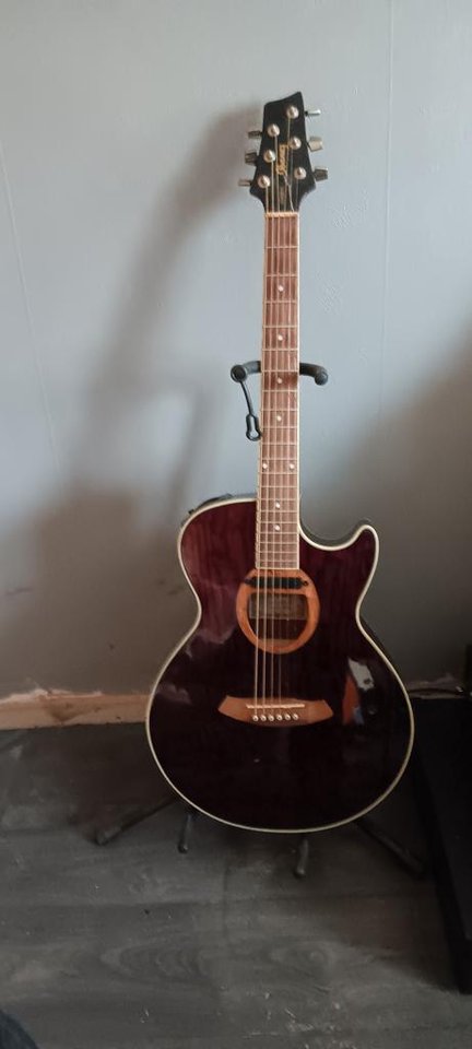 Ibanez sx 72 elakustisk gitarr.