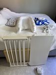 Bedside crib babybay + babynest