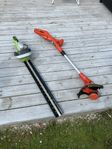 Häcksax och grästrimmer