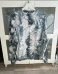 Vit grå mönstrad oversized sweatshirt